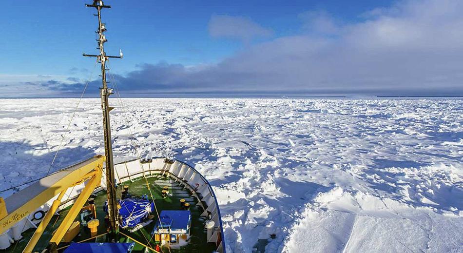 MV Akademik Shokalskiy eingeschlossen im Eis