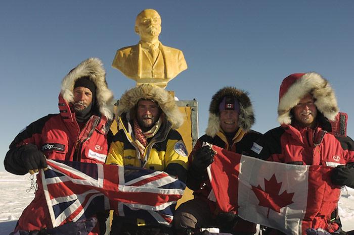 Expeditionsgruppe vor Lenin