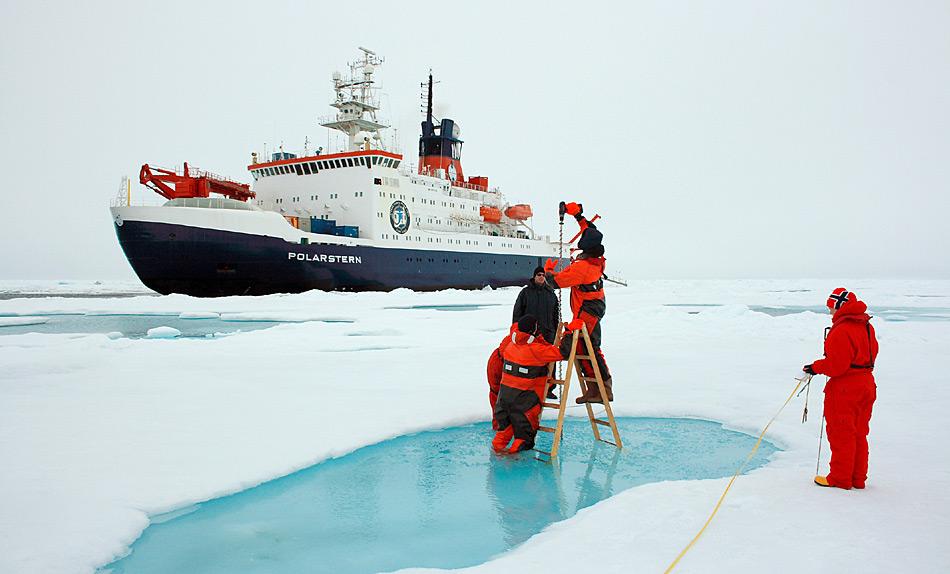 Teilnehmer EU-PolarNets arbeiten eng zusammen, so dass zukünftige Forschungsprojekte besser von der erstklassigen polaren Infrastruktur der europäischen Institute profitieren können. Foto: Stefan Hendricks, AWI